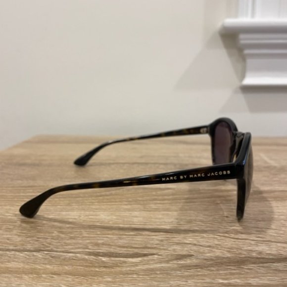 Marc by Marc Jacobs Dark Tortoise Round Sunglasses - Picture 4 of 7